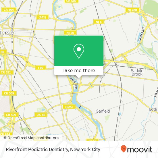 Mapa de Riverfront Pediatric Dentistry