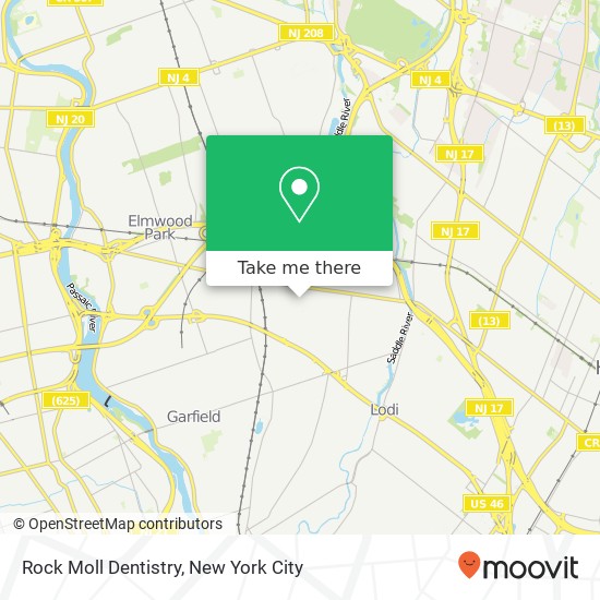 Rock Moll Dentistry map