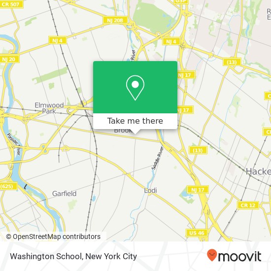 Mapa de Washington School