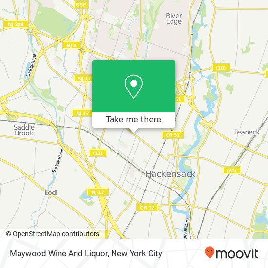 Mapa de Maywood Wine And Liquor