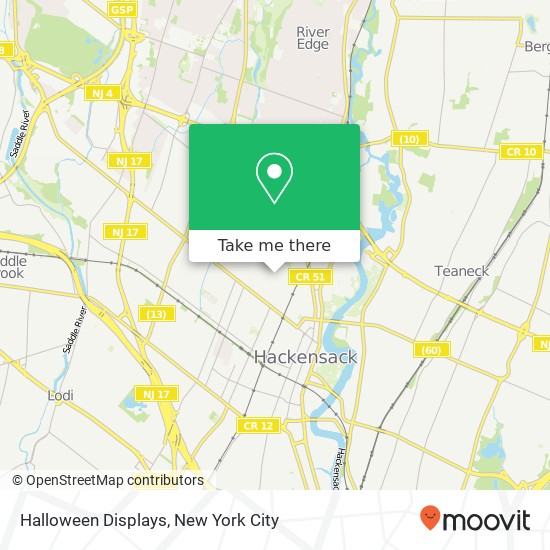 Halloween Displays map