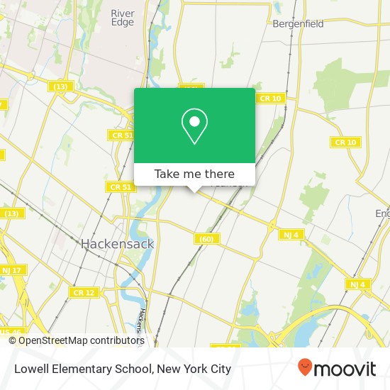 Mapa de Lowell Elementary School