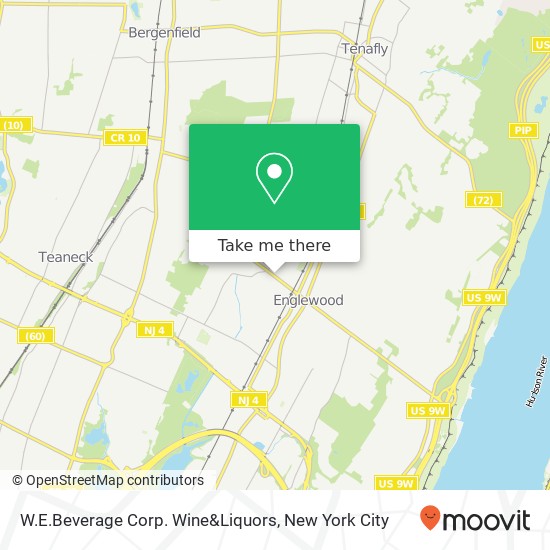 W.E.Beverage Corp. Wine&Liquors map