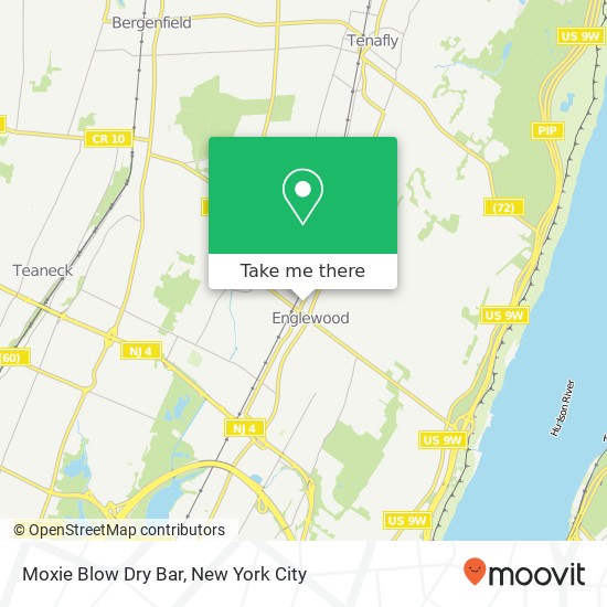 Moxie Blow Dry Bar map