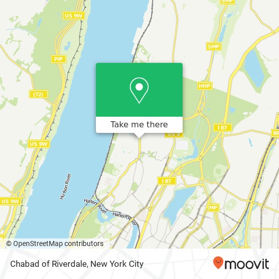 Mapa de Chabad of Riverdale