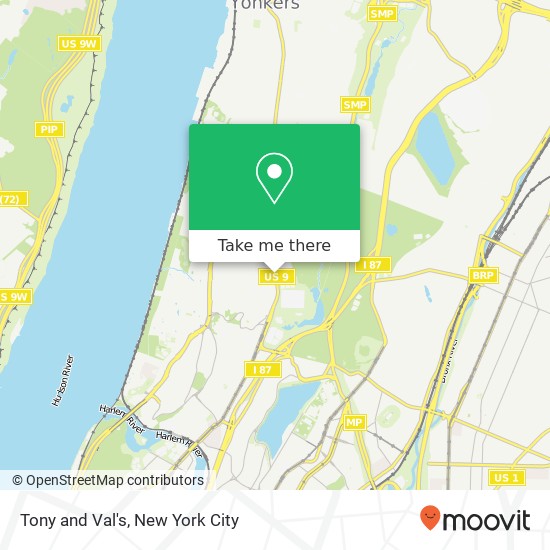 Mapa de Tony and Val's