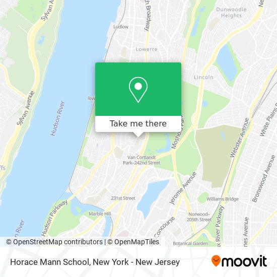 Horace Mann School map