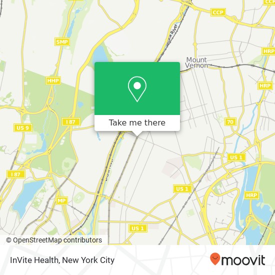 Mapa de InVite Health