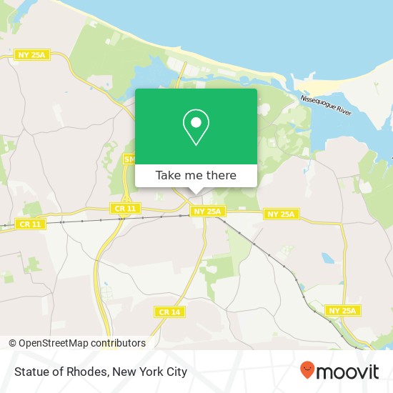 Statue of Rhodes map