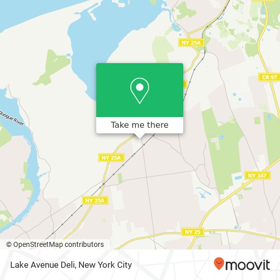 Lake Avenue Deli map