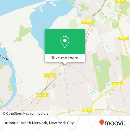 Atlantis Health Network map