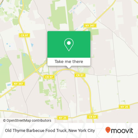 Mapa de Old Thyme Barbecue Food Truck