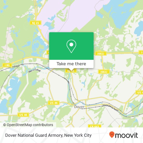Dover National Guard Armory map