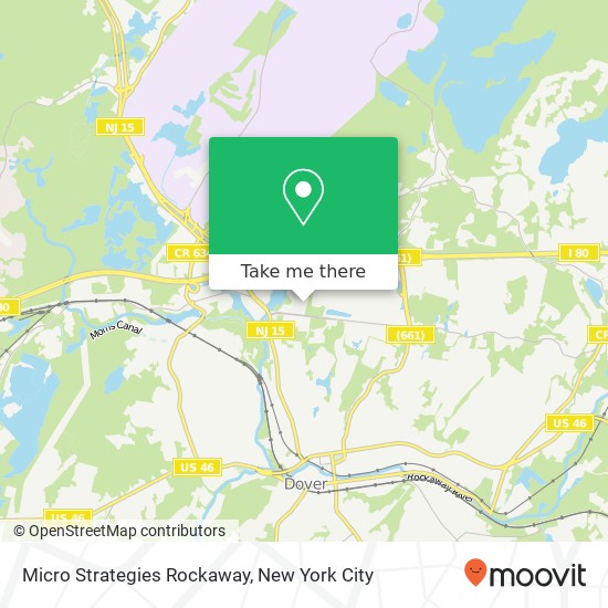 Mapa de Micro Strategies Rockaway