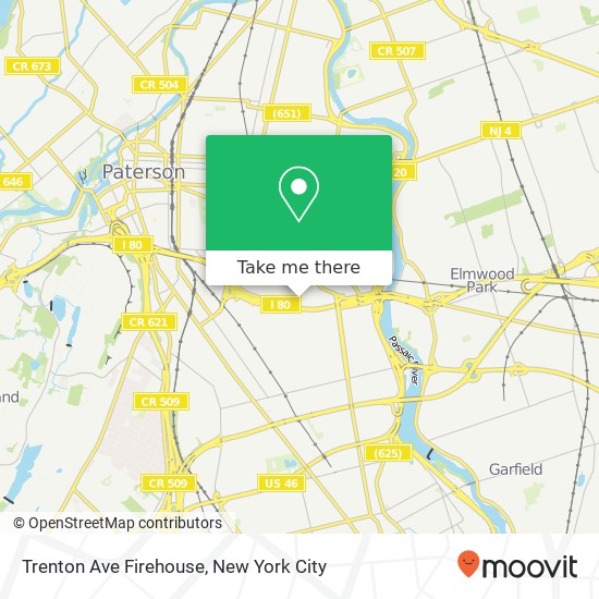 Trenton Ave Firehouse map
