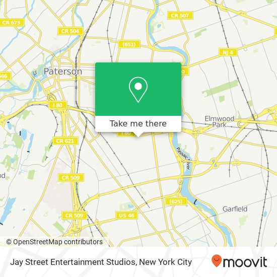 Jay Street Entertainment Studios map