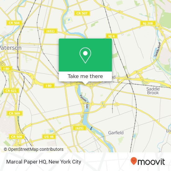 Marcal Paper HQ map