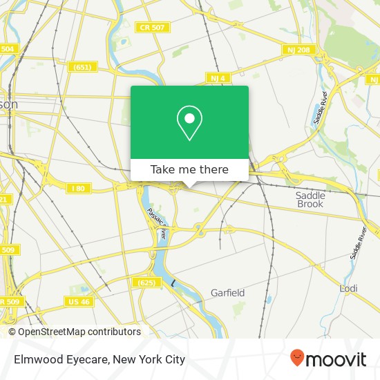 Elmwood Eyecare map