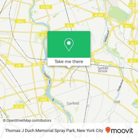 Thomas J Duch Memorial Spray Park map
