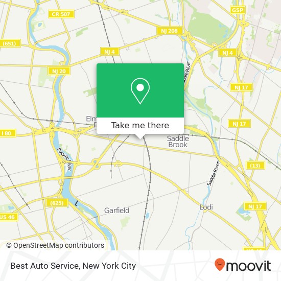 Mapa de Best Auto Service