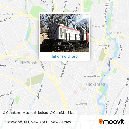Maywood, NJ map