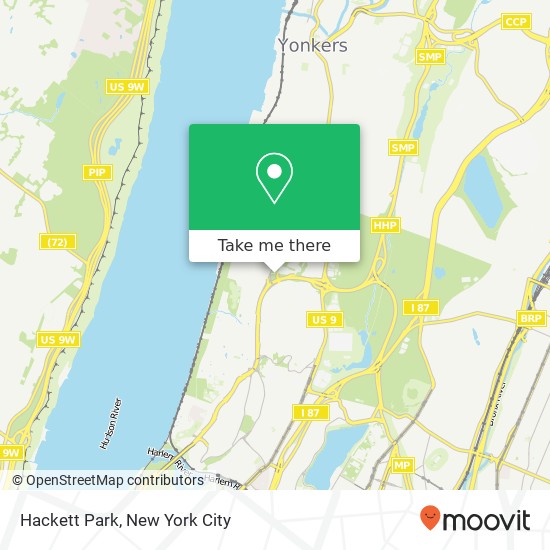 Hackett Park map