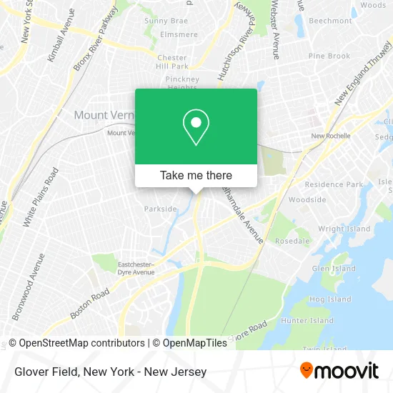 Glover Field map