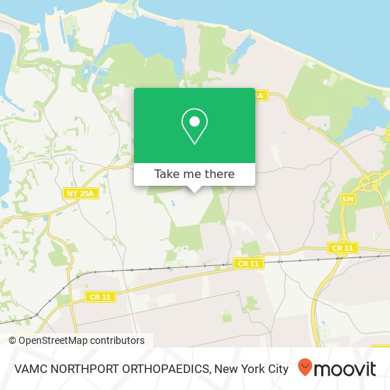 Mapa de VAMC NORTHPORT ORTHOPAEDICS