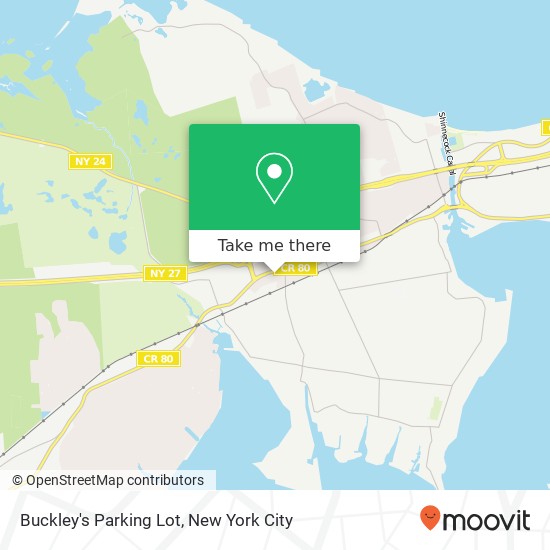 Buckley's Parking Lot map