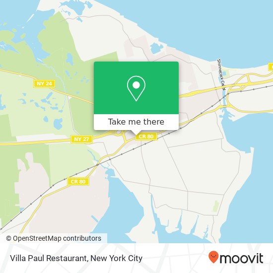 Mapa de Villa Paul Restaurant