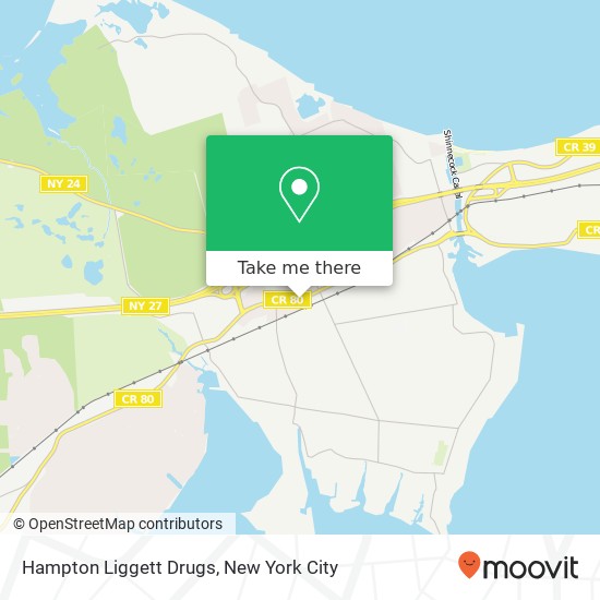 Mapa de Hampton Liggett Drugs