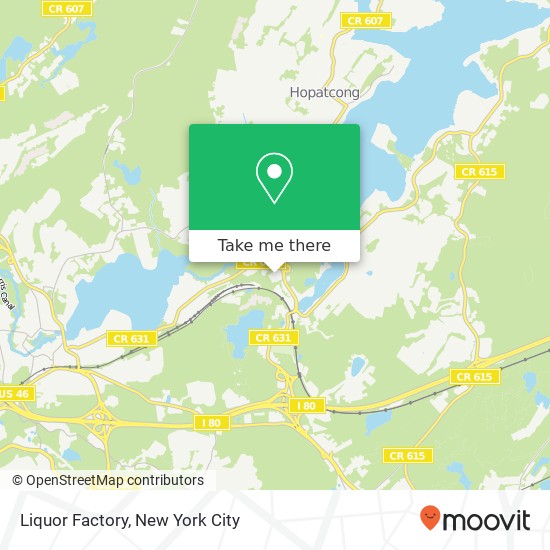Liquor Factory map