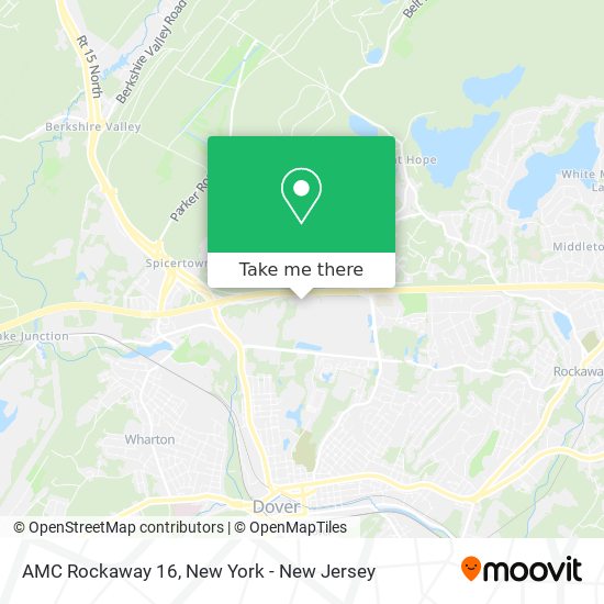 AMC Rockaway 16 map