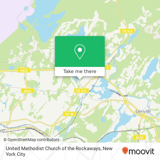 Mapa de United Methodist Church of the Rockaways