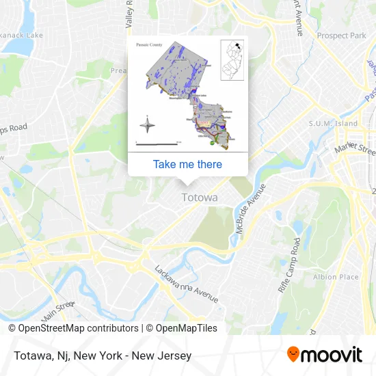 Totawa, Nj map