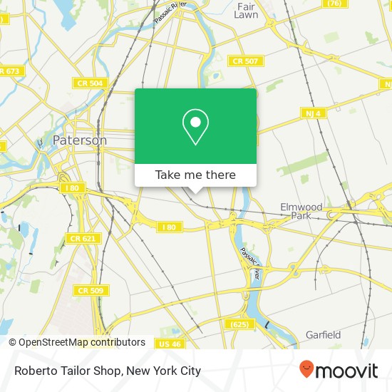 Roberto Tailor Shop map