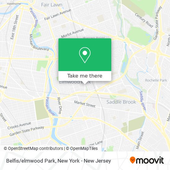 Belfis/elmwood Park map