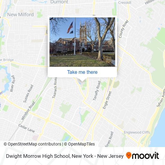 Dwight Morrow High School map