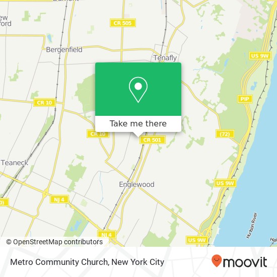 Metro Community Church map