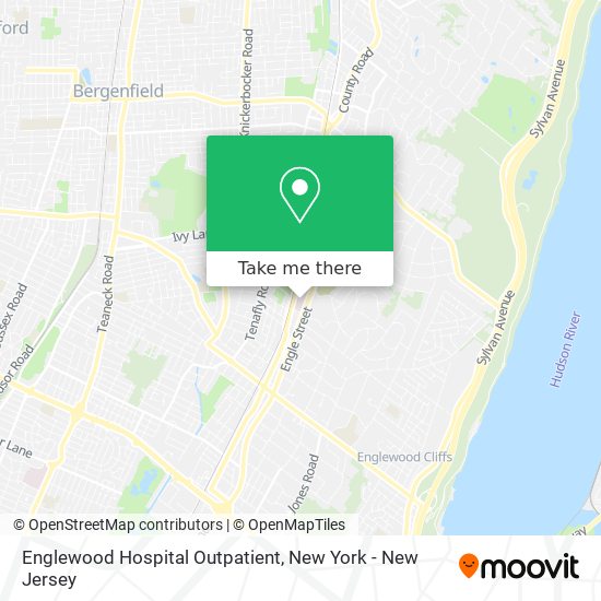 Englewood Hospital Outpatient map