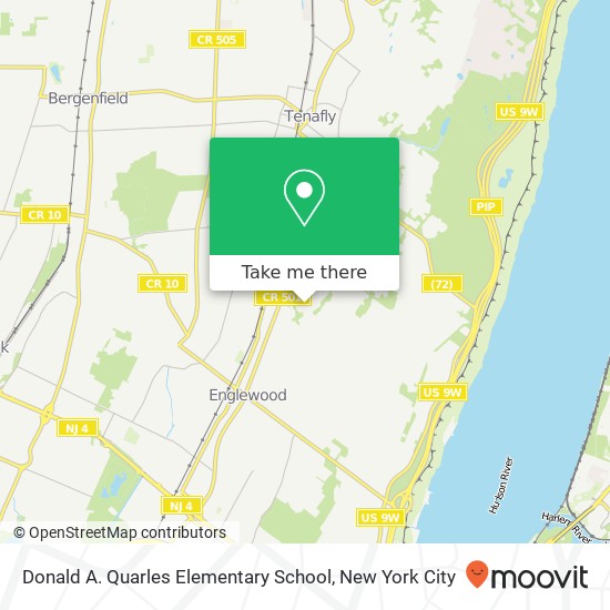 Mapa de Donald A. Quarles Elementary School