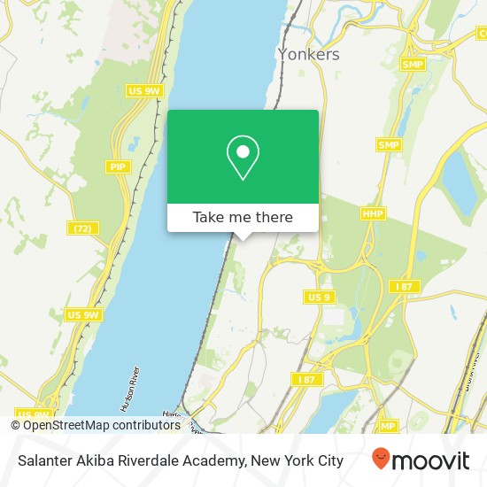 Mapa de Salanter Akiba Riverdale Academy