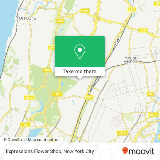 Mapa de Expressions Flower Shop