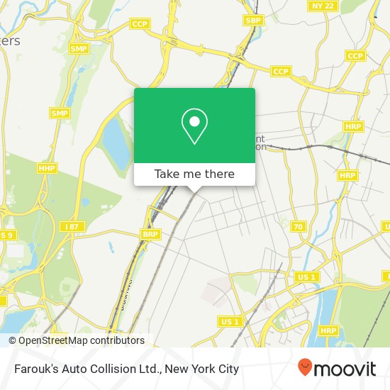 Mapa de Farouk's Auto Collision Ltd.