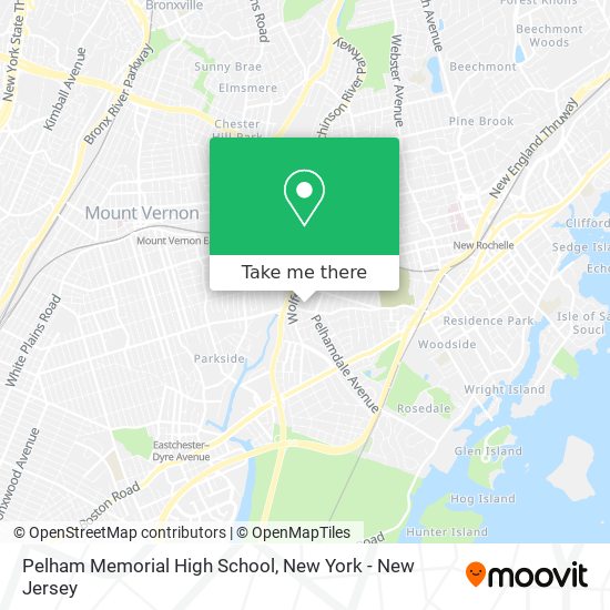 Mapa de Pelham Memorial High School