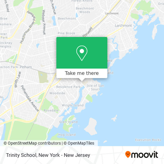 Trinity School map