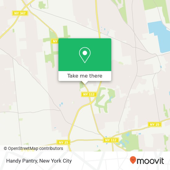 Mapa de Handy Pantry