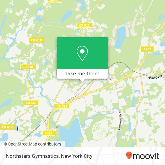 Northstars Gymnastics map