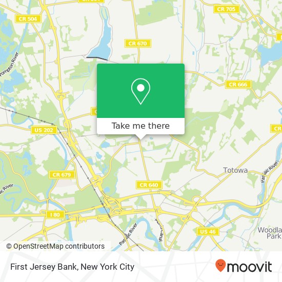 First Jersey Bank map