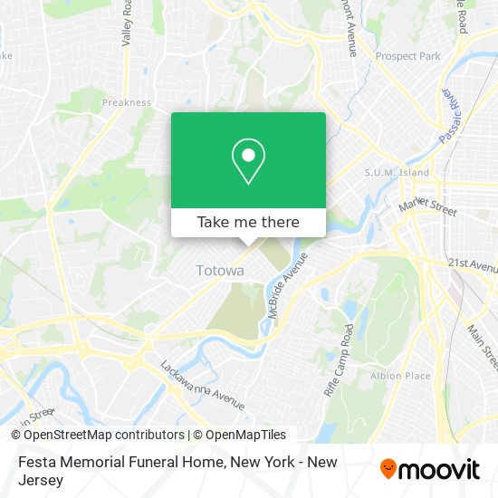 Mapa de Festa Memorial Funeral Home